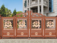 智能懸折門938-B1（紅古鋼)